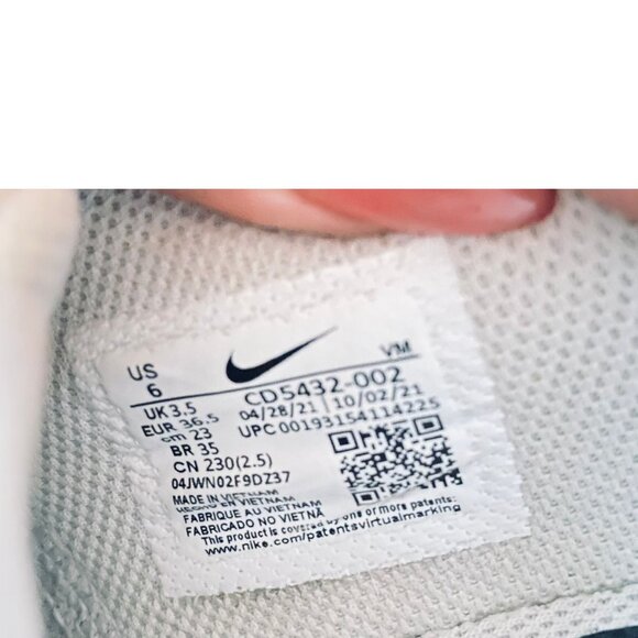 Nike Air Max Excee Running Shoes Gray Black Rose Pink CD5432-002 SIZE 5.5 - Picture 5 of 5